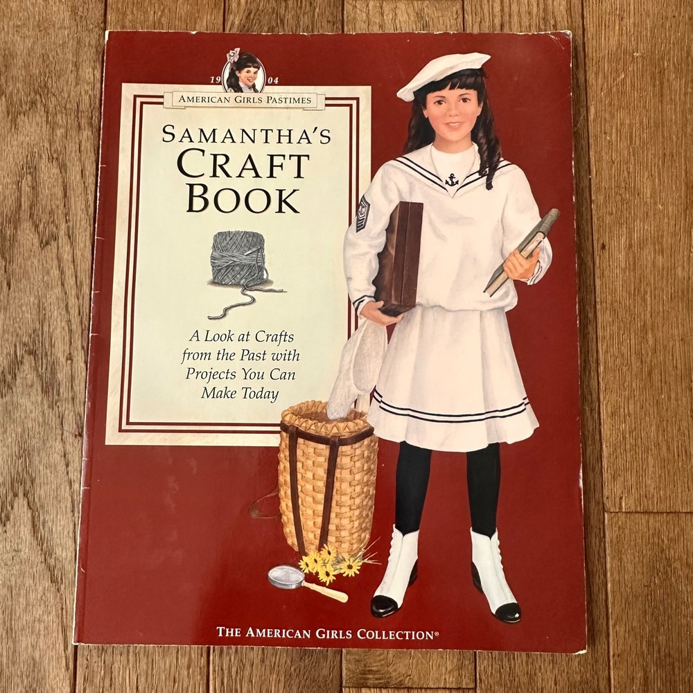 American Girl Samantha's Craft Book Girls OS‎ Historical DIY Projects 1994 Vtg